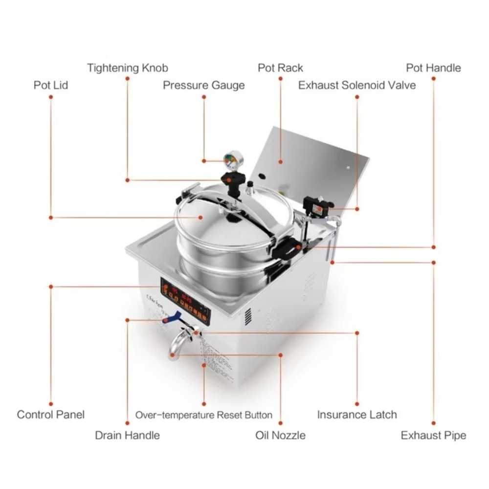 Industrial Continuous Vacuum F - огляд і ціна Air Fryer