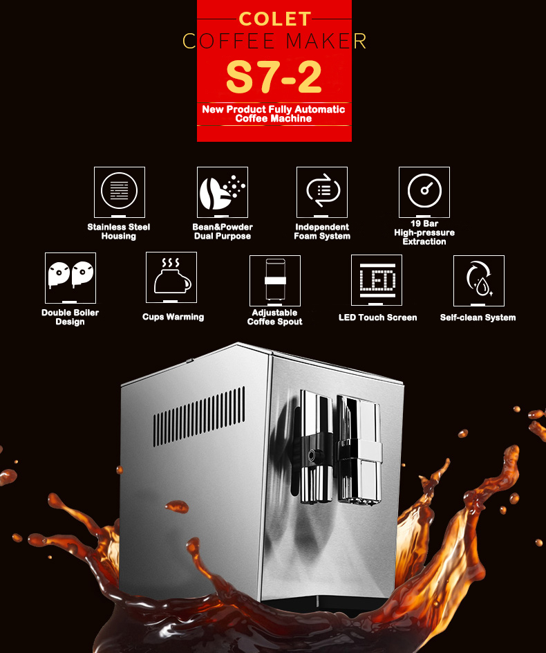 New Product S7-2 Stainless Ste - огляд і ціна Coffee Maker