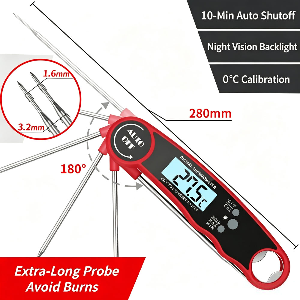 Meat Thermometer Digital – Ins - огляд і ціна Air Fryer